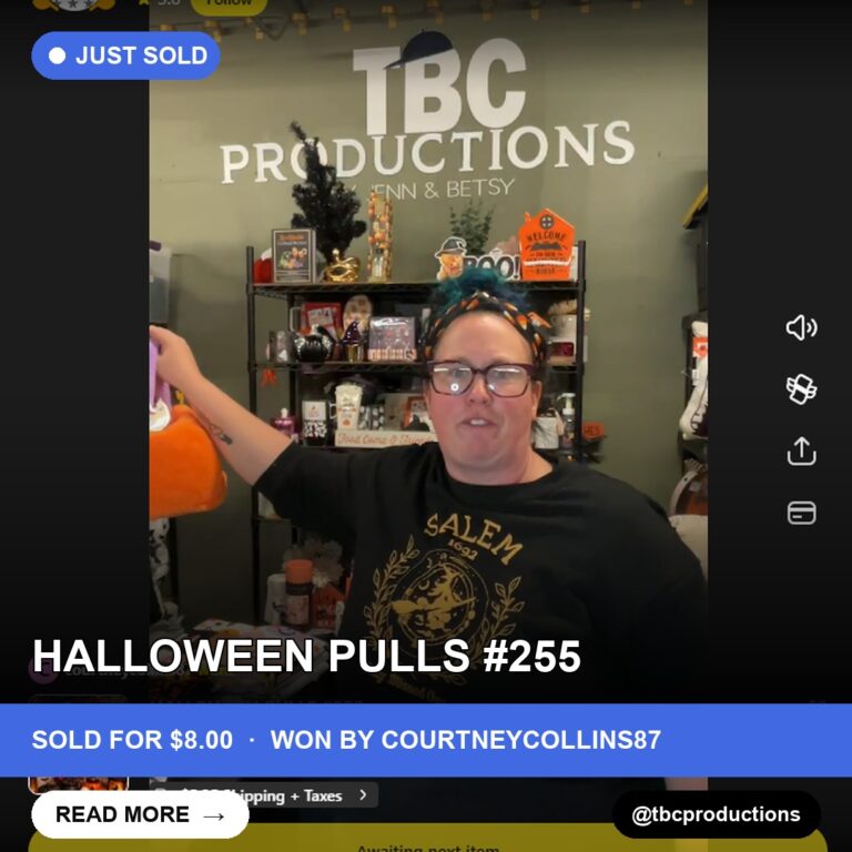 Whatnot Winner: Cute Halloween Pulls Grasp Attention