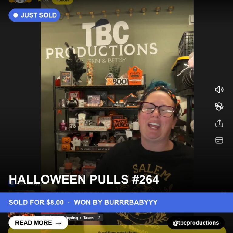 Seller's Serenade Sells Halloween Pulls