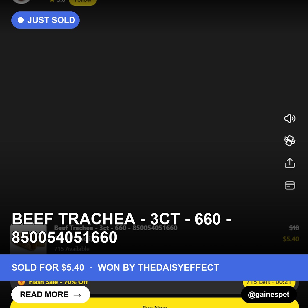 Pawsome Deal on Beef Trachea