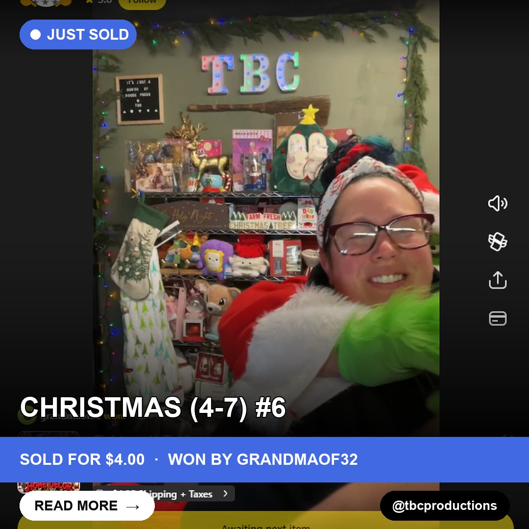 Christmas Ornament Bundle Sells for $4 on Whatnot