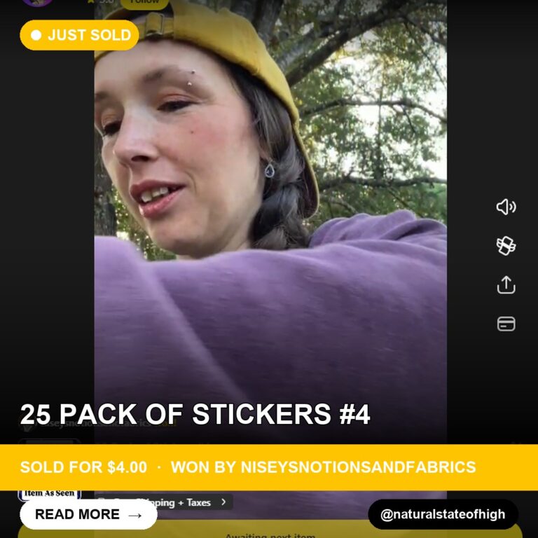 SOLD! 25 Pack of Stickers for $4