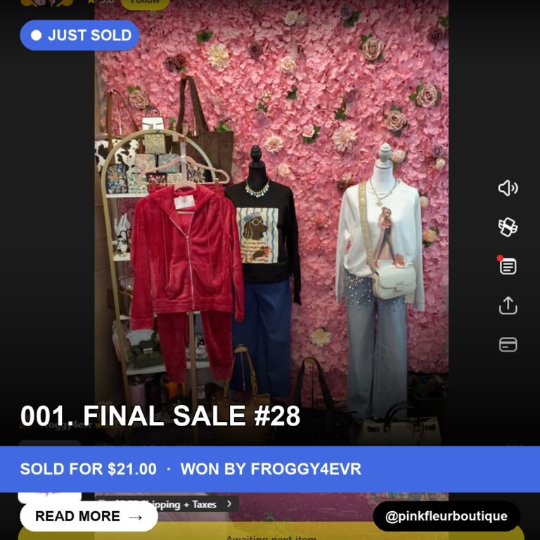 Last-Minute Find: Pink Fleurboutique's Green Treasure Sold for $21!