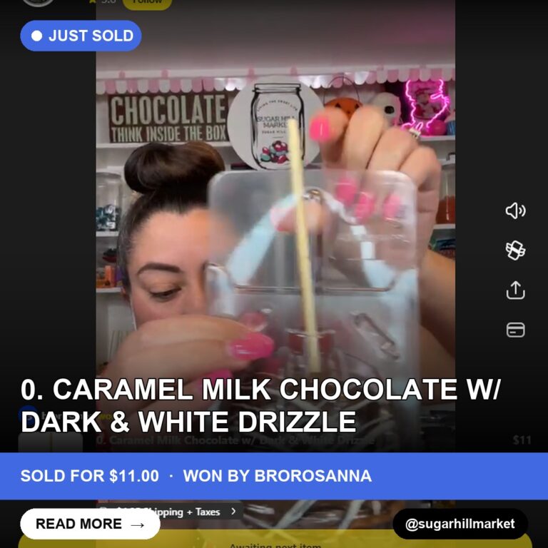 A Sweet Deal: Caramel Milk Chocolate Treat Sold for $11