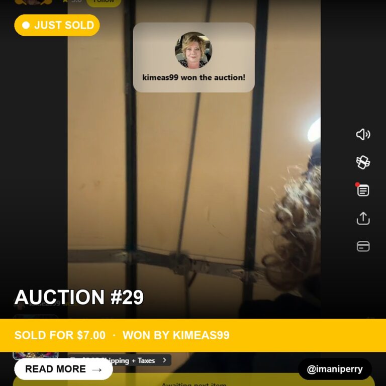 "Dumpster Dive Delight: Single Item Scores Big in imaniperry's Live Show"
