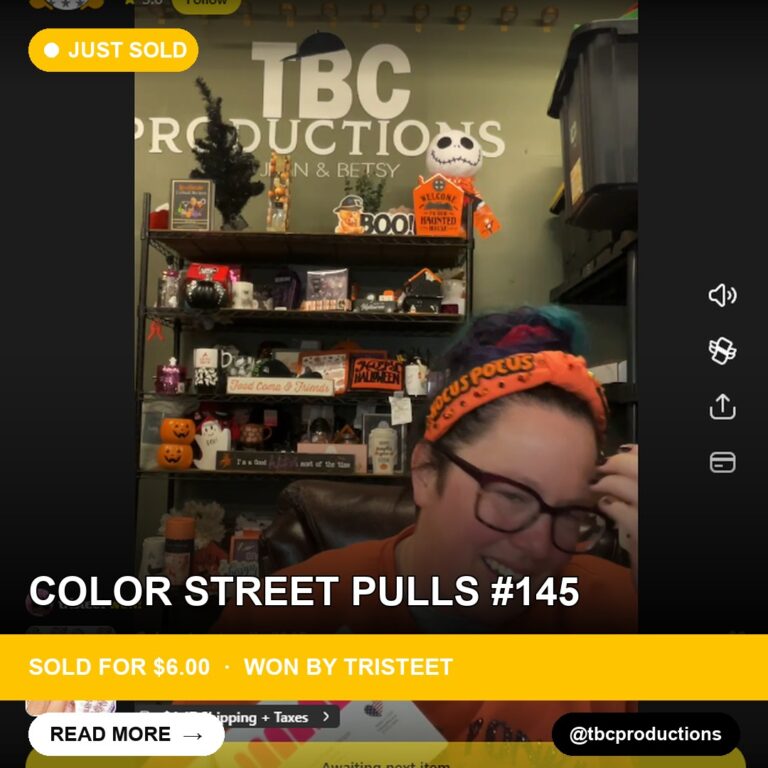Whatnot Sneak Peek: Color Street Pulls Sold for $6!