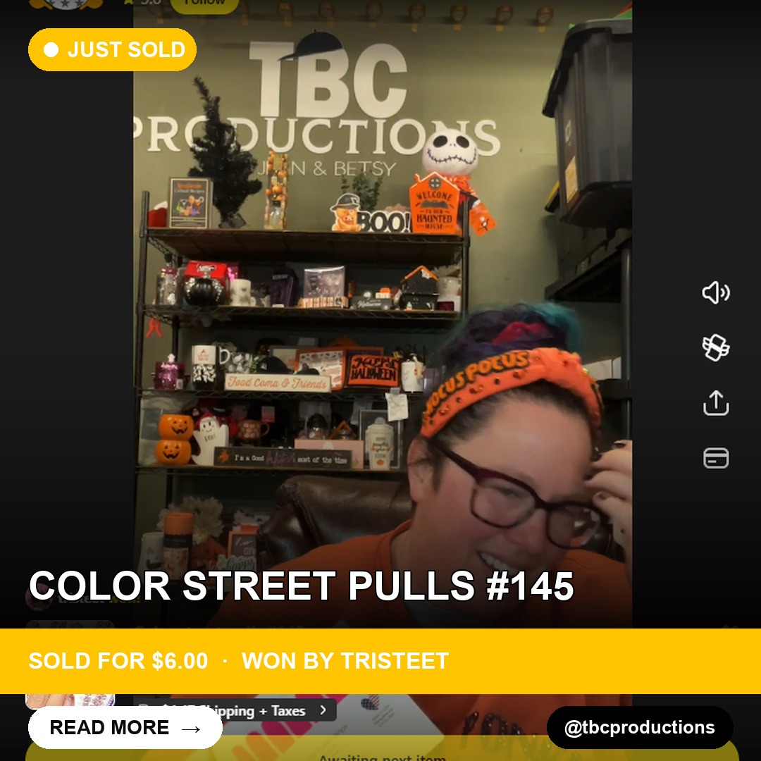 Whatnot Sneak Peek: Color Street Pulls Sold for $6!