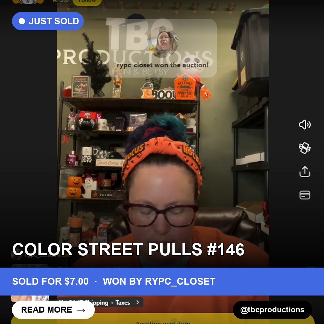 Color Street Pulls #146 Sells for $7 in Quick Whatnot Auction