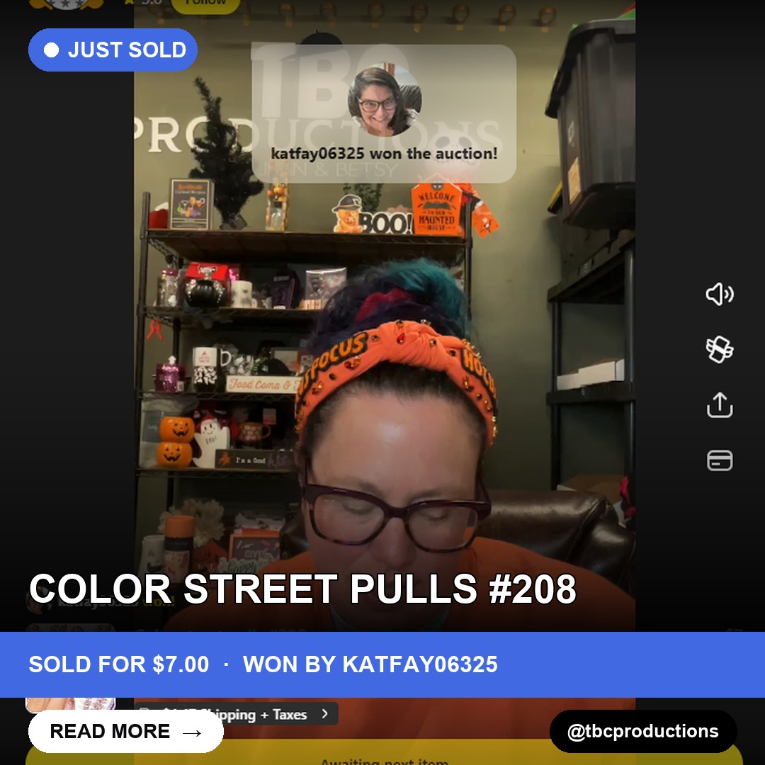 Color Street Nail Pulls Sold on Whatnot Live Auction