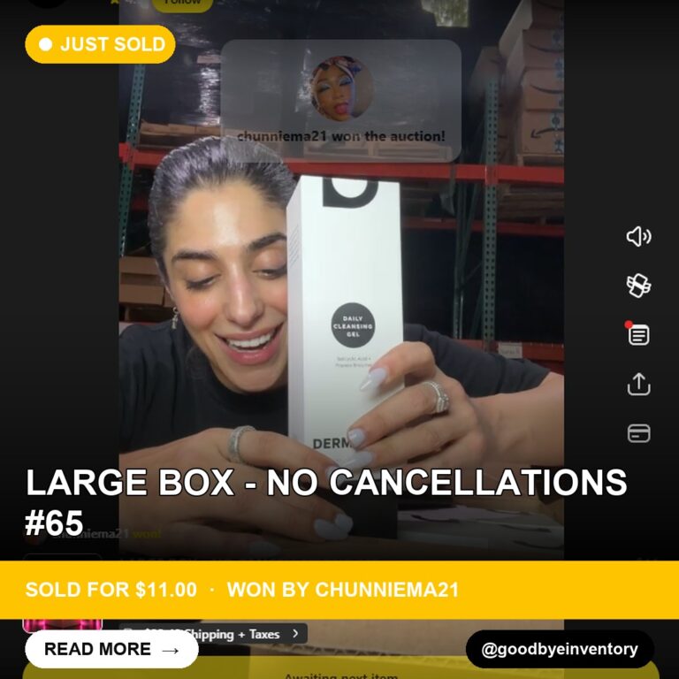 Goodbyeinventory's Last-Minute Gem Sells Out!