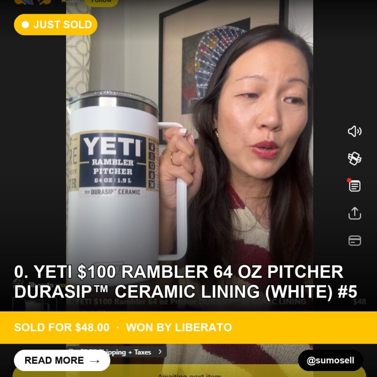 Whatnot Steal of the Show: Liberato Scoops $48 Yeti Rambler