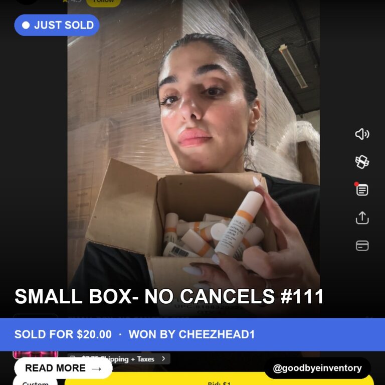 Whatnot Auction Recap: 'Small Box' Sells for $20