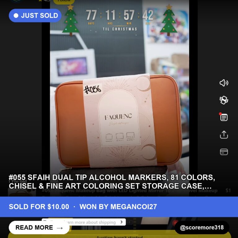 SFAIH Dual Tip Alcohol Markers Sell for $10 on Whatnot