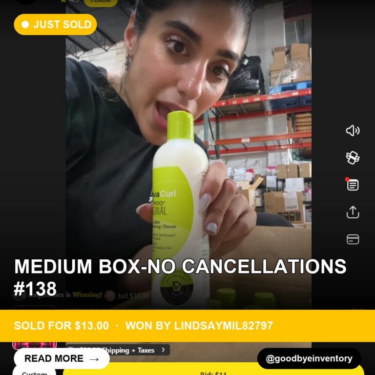 Whatnot Winner: Medium Box is Sold for $13