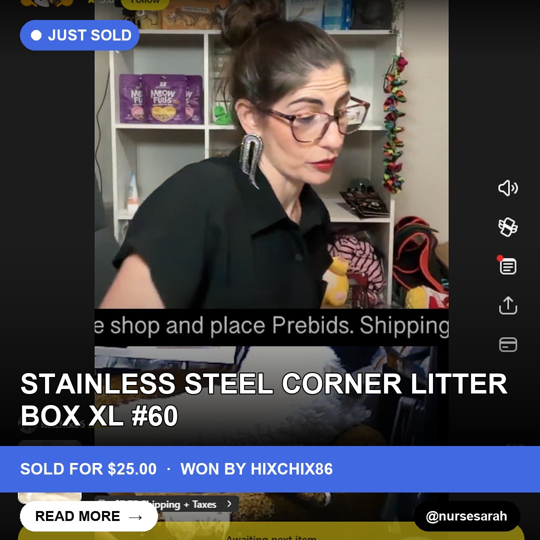 Sold: Large Stainless Steel Litter Box for the Price-Conscious Pet Owner