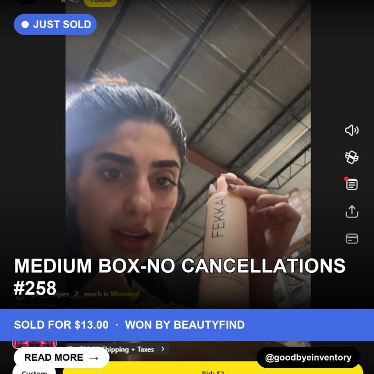 Mystery Box Sold for $13!