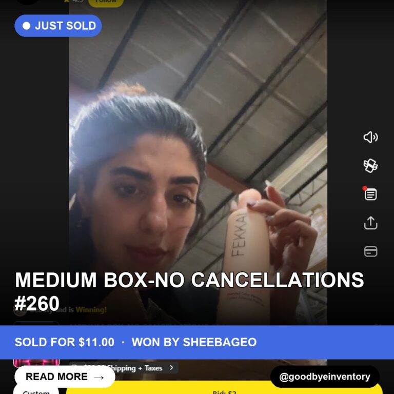 Live Auction Surprise: "MEDIUM BOX" Unveiled