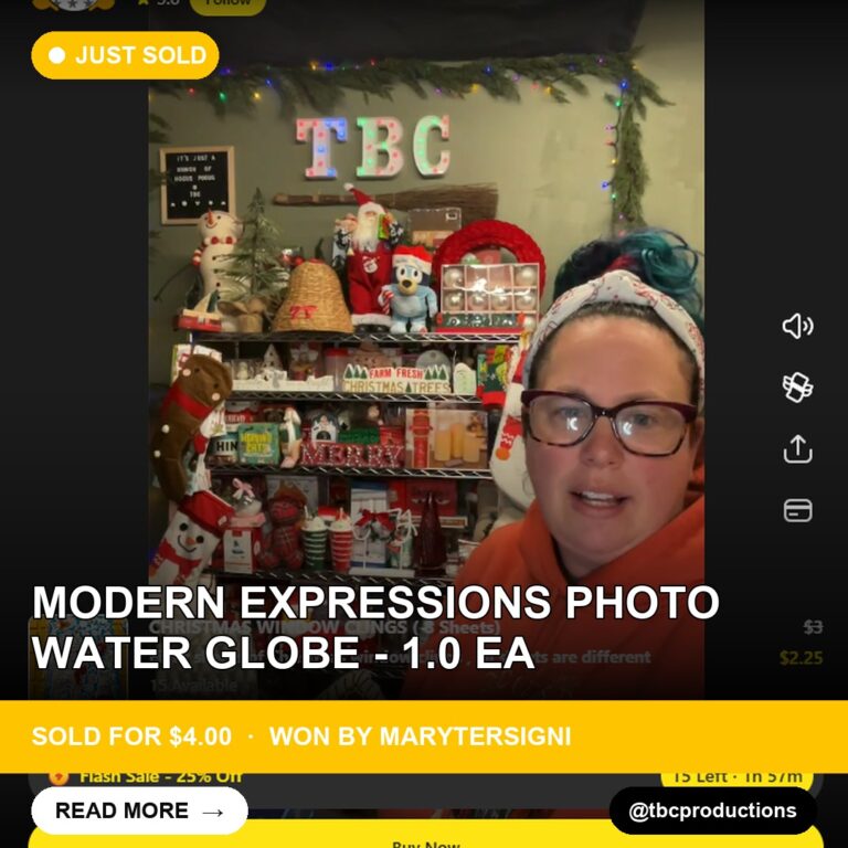 Holiday Cheer: Whatnot Water Globe Sizzles at $4