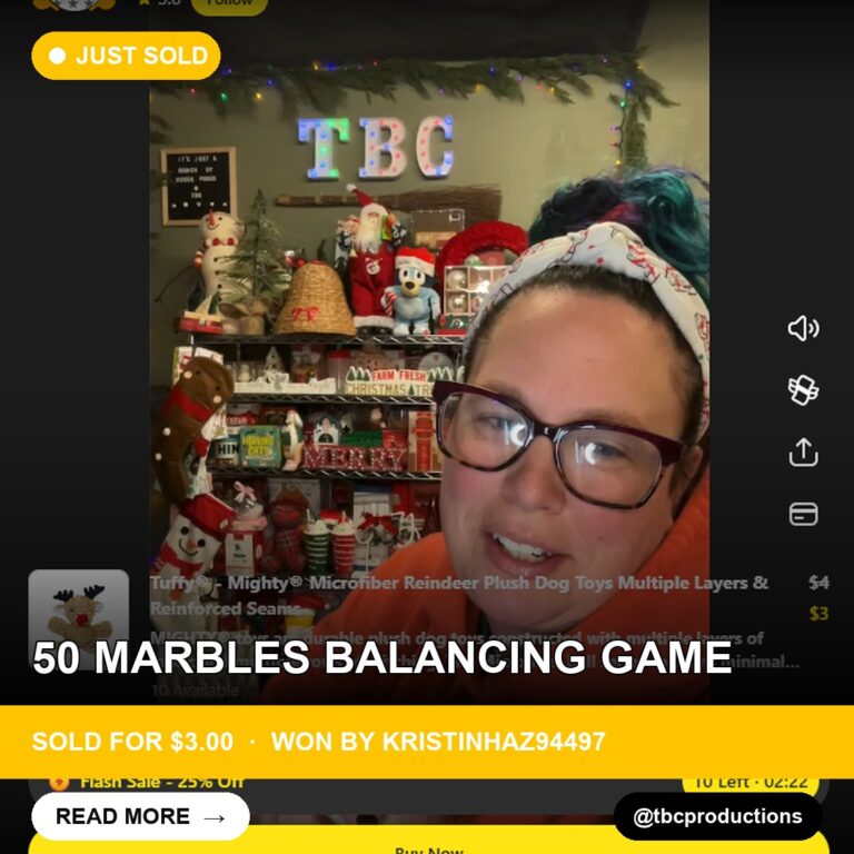 A Game of Skill: 50 Marbles Balancing Game Sells for $3