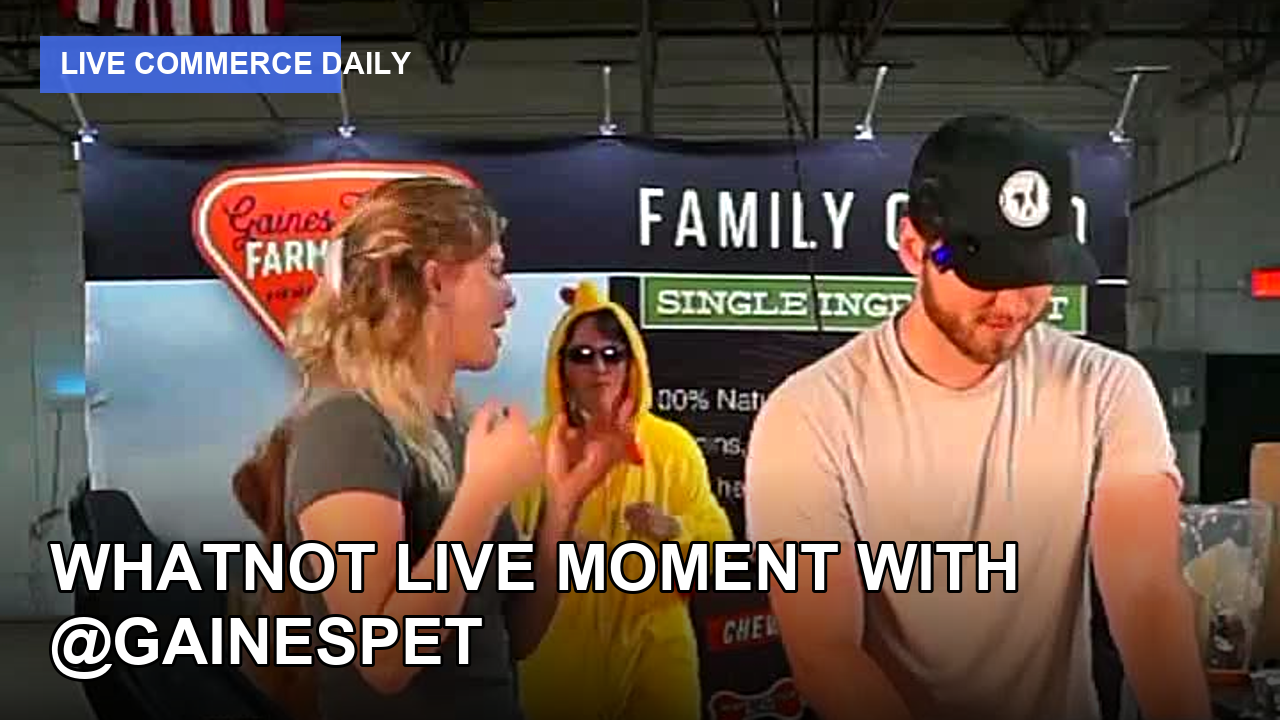 Whatnot Live Moment with @gainespet #shorts