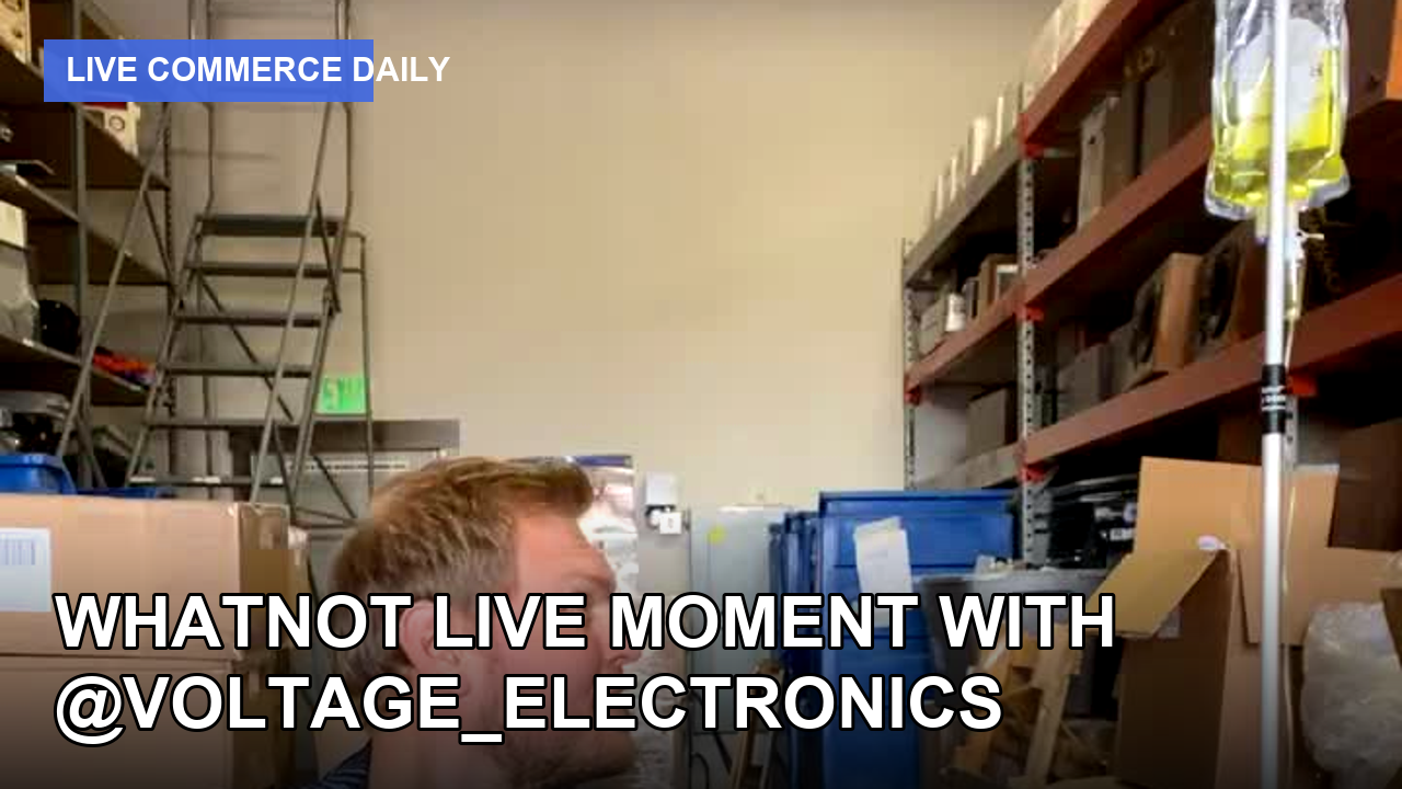 Whatnot Live Moment with @voltage_electronics #shorts