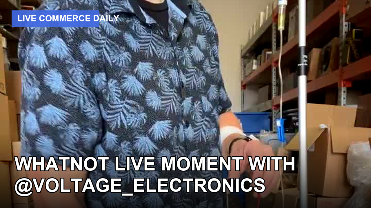 Whatnot Live Moment with @voltage_electronics #shorts