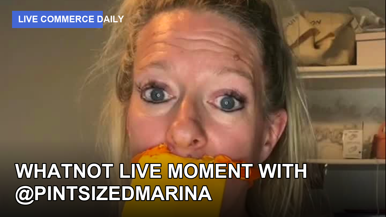 Whatnot Live Moment with @pintsizedmarina #shorts