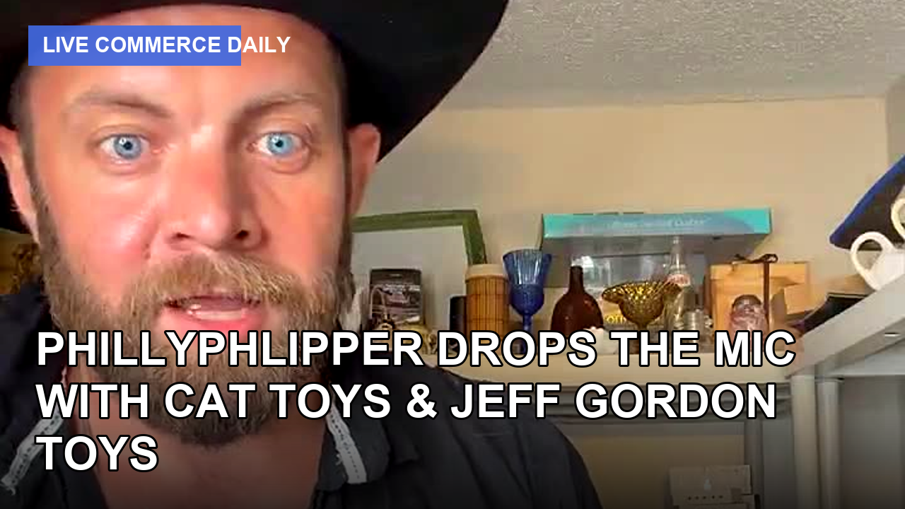 Phillyphlipper Drops the Mic with Cat Toys & Jeff Gordon Toys #shorts